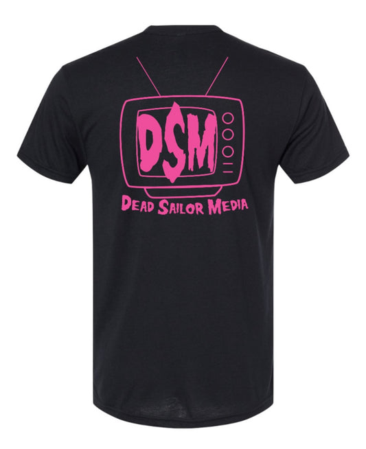 Regular Fit DSM TV T-Shirt Black N Pink