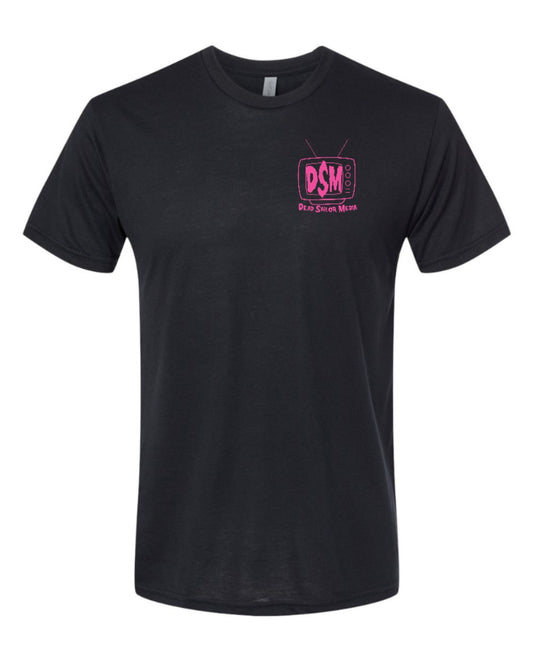 Regular Fit DSM TV T-Shirt Black N Pink